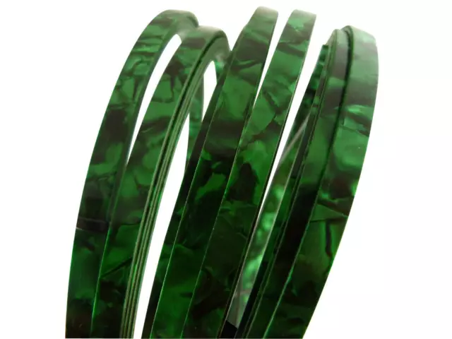 Incudo Green Pearloid Celluloid Guitar Binding - 1600x6x1.5mm