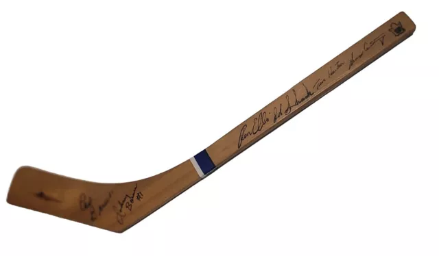 Rare Vintage Toronto Maple Leafs Autographed 1967 Souvenir Wooden Hockey Stick