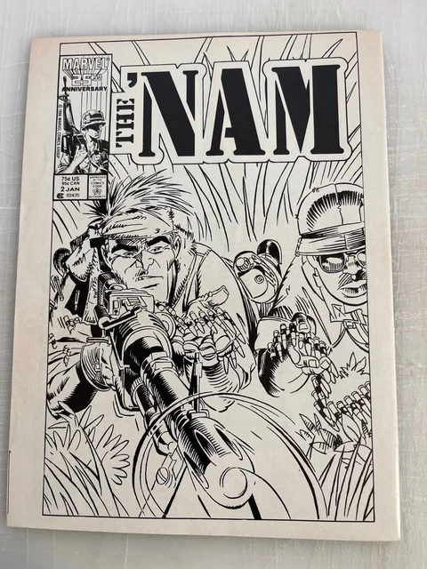 The 'Nam Marvel Magazine #1 Copper Age 1St Print Rare 2