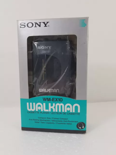 Vintage sony walkman WM-EX10 KASSETTENPLAYER. NEUER RIEMEN. FUNKTIONIERT