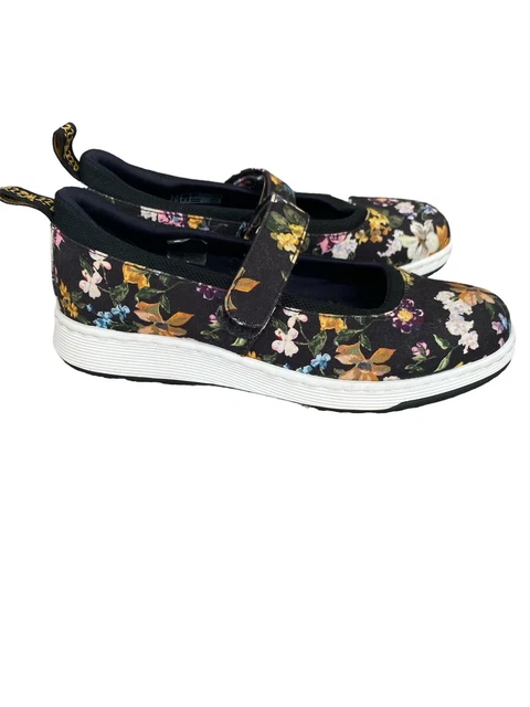 DR MARTENS ASKINS Knit Mary Janes Women s Size 9 Black Flat Comfy Shoes 55.50 PicClick UK