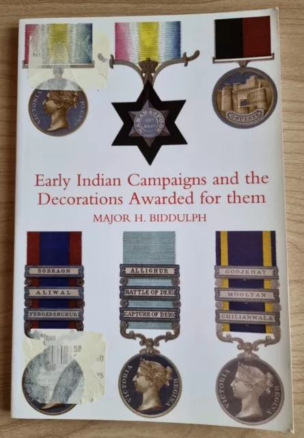 Early Indien Campaigns and the Decorations Awarded - Katalog Indische Orden