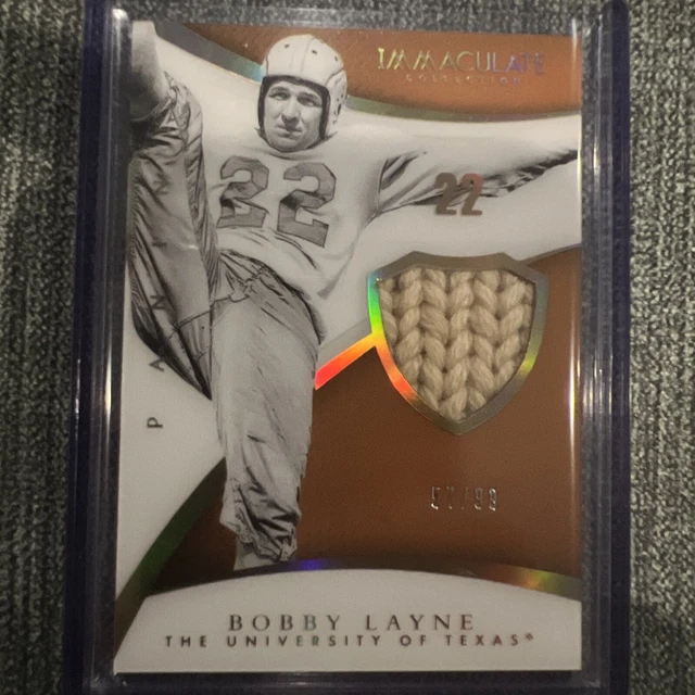 Carte à Collectionner NFL - Peyton Manning - 2006 Donruss Threads - Patch Porté - SGC 8