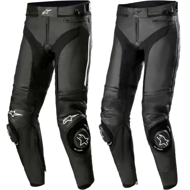 Alpinestars Herren Motorrad Hose Missile v3 - Motorrad Lederhose Sommer Racing