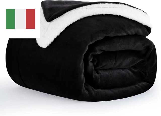 Plaid Coperta Pile Singolo - Coperta Calda Invernale per Divano E Letto Singolo