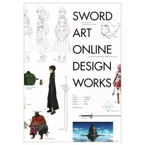 Official Collection 2nd Sword Art Online 2 Ⅱ Design Works Anime Book Japan