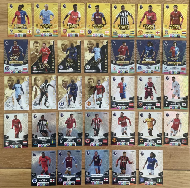 PANINI ADRENALYN XL Premier League 2025 2023/24 Golden Baller & Limited