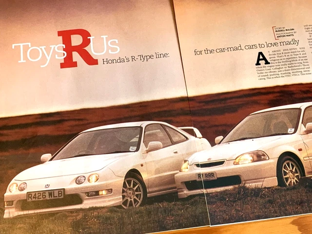 HONDA INTEGRA TYPE R & Civic Type R Ek9 Original Car Magazine Review ...