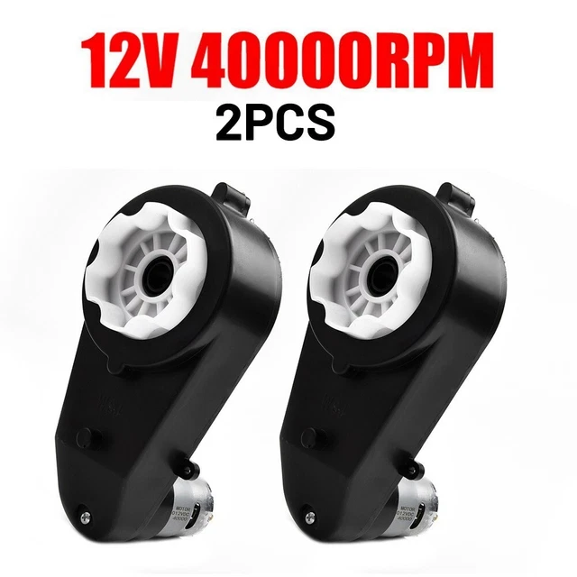 Moteur Réducteur RS390 12V 16000 Tr/min – Engrenage Métal | Pour Voiture Enfant, Modélisme