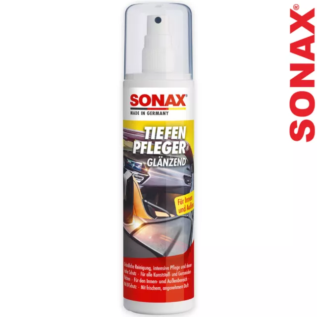 SONAX TiefenPfleger glänzend Kunststoffpflege Mittel Reiniger 300ml