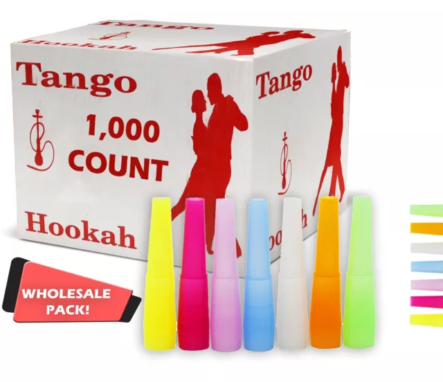 Hookah Shisha NARGILA Mouth Tips *Wholesale Pack* Multi-Color 1000ct