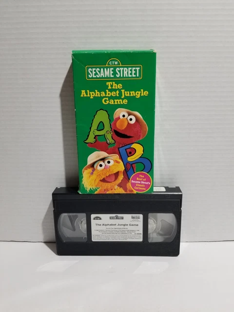 SESAME STREET - The Alphabet Jungle Game VHS 1998 Tested £10.95 ...
