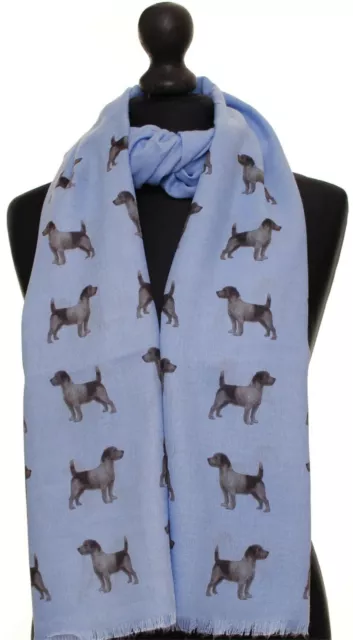 Jack Russell Terrier dog print scarf for women, Jack Russell gifts, scarf dogs