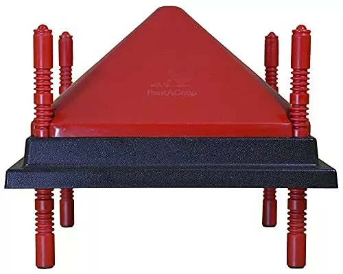 (10" x 10") Chick Brooder Heating Plate & Anti-Roost Cone Set - Warms Up to