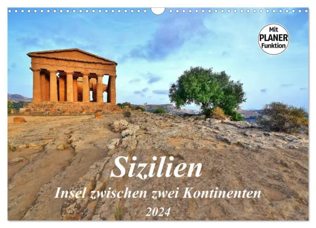 Sizilien - Insel zwischen zwei Kontinenten (Wandkalender 2024 DIN A3 quer),...