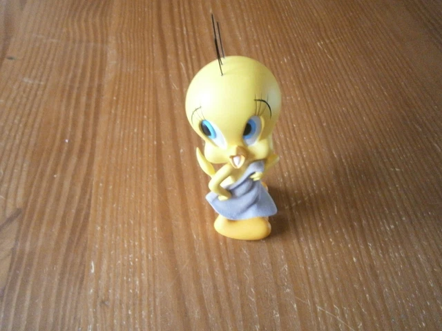 Figurine Titi et Grosminet WARNER BROS Tweety dans son lit résine 6 cm