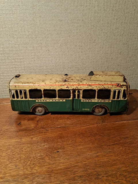 JOUSTRA TROLLEY Bus En Tôle JOUET ANCIEN EUR 49,00 - FR