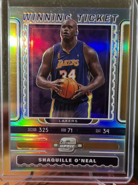 2019-20 Panini Contenders Optic Winning Tickets #5 Shaquille O'Neal SILVER HOF