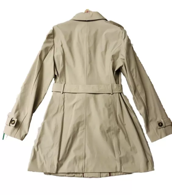 Tommy Hilfiger Women’s Belted HERITAGE SINGLE BREASTED TRENCH COAT L Beige 3