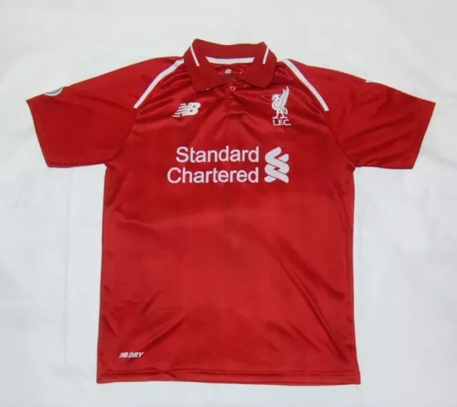 Liverpool FC Home Shirt Size L New Balance 2018-19 Season