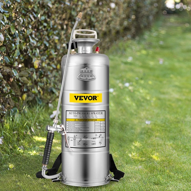 Bostar Drucksprüher 12 Liter – Elektrisch, USB-aufladbar, Mit 4 Düsen Für Garten & Pflanzenschutz