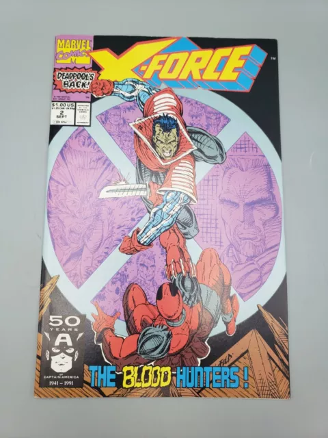 X-Force The Blood Hunters Vol 1 #2 1991 September Published By Marvel Comic Book