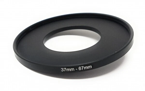 Bague Adaptateur Filtre 52mm Vers 49mm Vhbw - Réducteur Métal Noir - Pour Objectif Appareil Photo