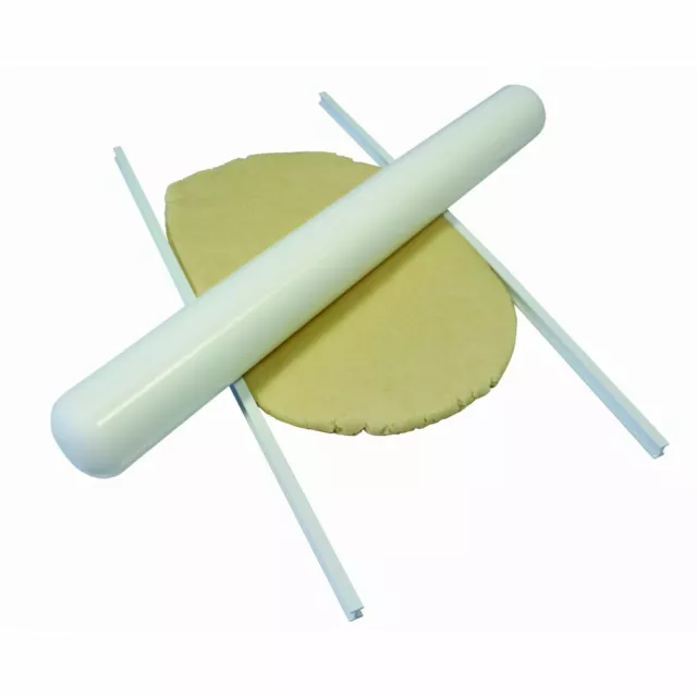 PME Ausroll-Abstandhalter, Marzipan-Spacer für Ausrollstab, Fondant