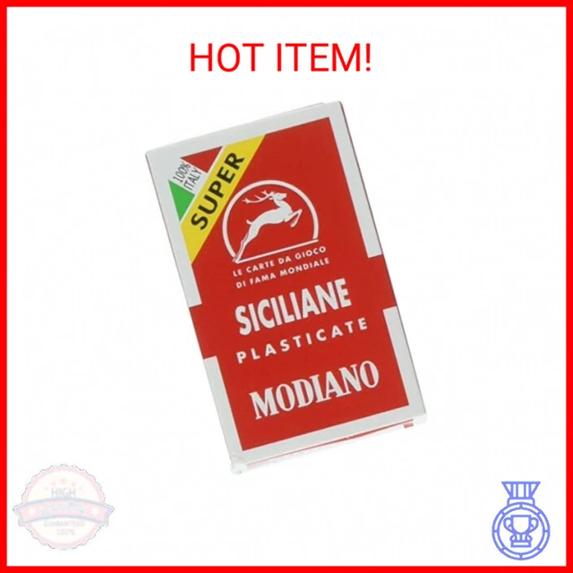 Italian Sicilian Scopa Playing Cards by Modiano