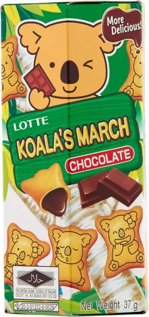 Lotte Koala's March Chocolate Filled Cookies, 37 g