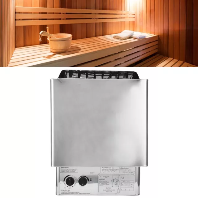 6KW Electric Sauna Heater Inner Control Stainless Steel Heater Stove Steam Room