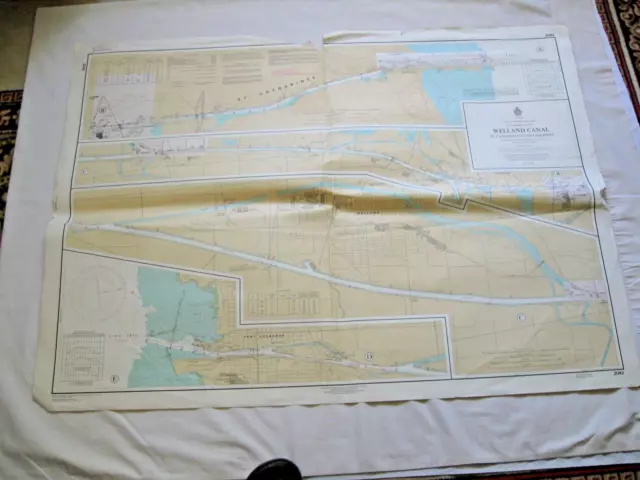 Navigational Chart / Map # Welland Canal - # 2042 - St. Lawrence Seaway