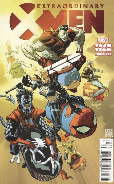 Extraordinary X-Men #13B Johnson Variant VF 2016 Stock Image