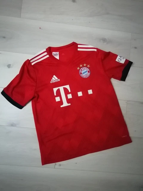 Adidas FC Bayern Trikot Jungen Gr. L 164  Bayern München 2019 dunkelrot Kimmich
