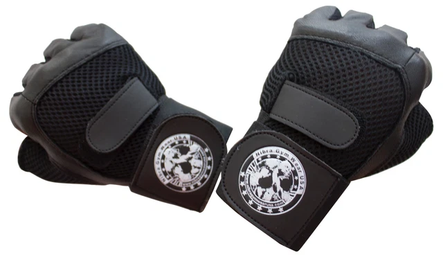 Gym haltérophilie entraînement exercice gants de fitness noirs avec 12 iWrist Support