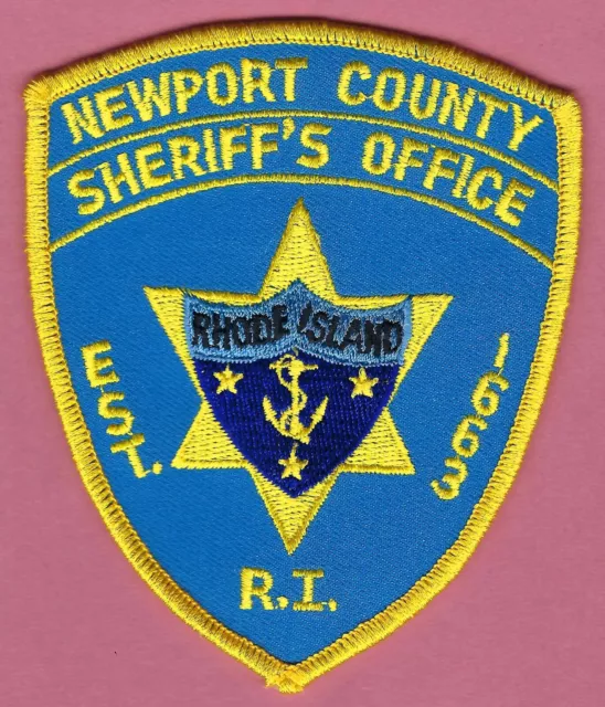 Newport County Rhode Island Sheriff Patch