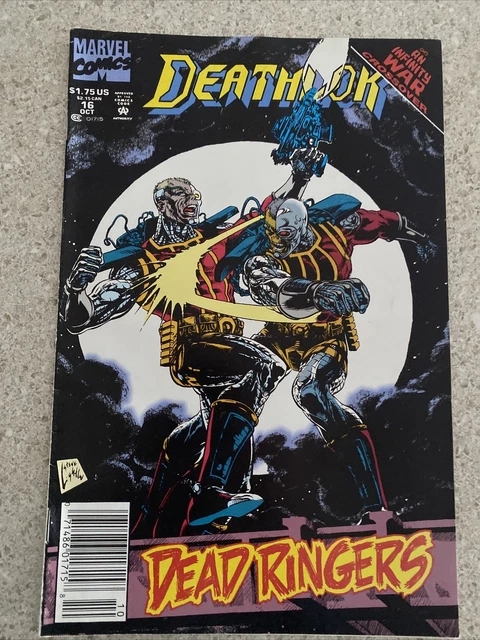 Deathlok #16 VF/NM 9.0 Newsstand Marvel Comics 1992 Infinity War Crossover