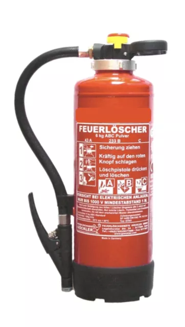 Jockel ABC fire extinguisher DIN EN 3, 6 kg