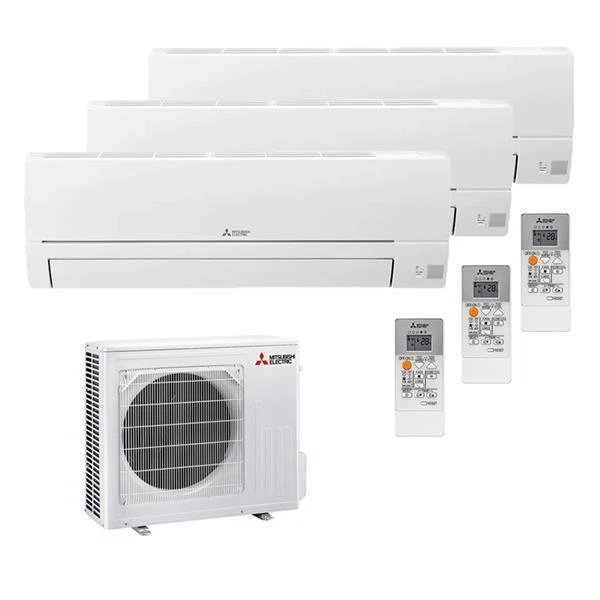 MITSUBISHI MULTISPLIT BASIC Klimaanlage 2x HR25 + HR35 2x 2,5+3,5kW R32 A++/A+ EUR 2.299,00