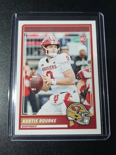 Kurtis Rourke Rpa Card KURTIS ROURKE - Score Football 2025 - San Francisco 49ers - Rookie - RC ...