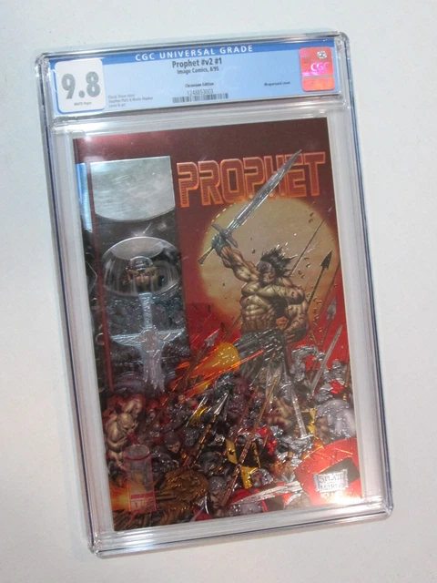 PROPHET # 1  #V2 1 CHROMIUM COVER Stepphen PLATT   1995 iMage CGC 9.8 comic book 5