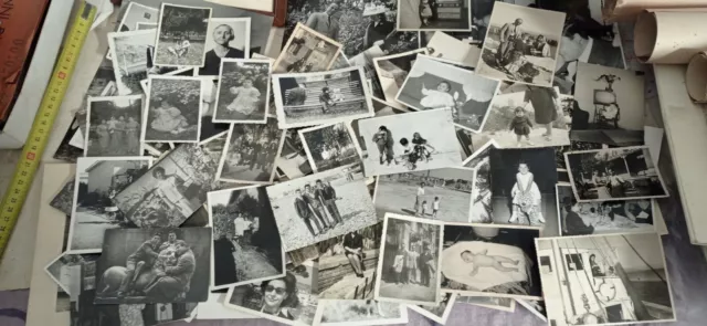 Lotto 150 Vecchie Foto Vintage Foto Fotografie Di Famiglia Vari Anni Periodi
