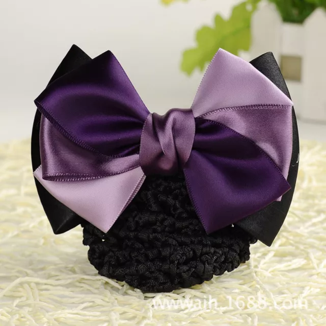 Femme Cheveux Filet Chignon Housse Pince Épingle à Noeud Barrette Couvre-Chef 》