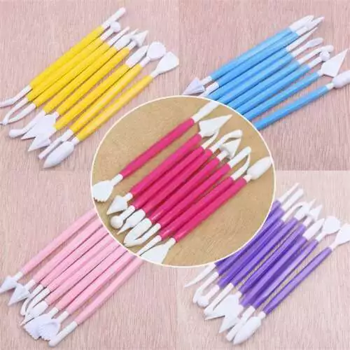 MODELLING TOOLS BAKING CAKE DECORATING 8pcs SUGARCRAFT ICING CARVING PENS