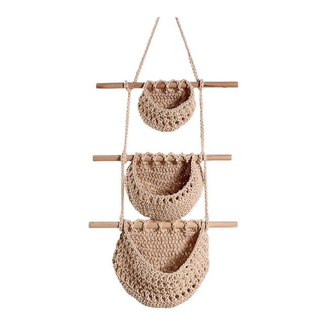 Hanging Baskets Fruit Hanging Basket Wall Mounted Fruit Basket Plant