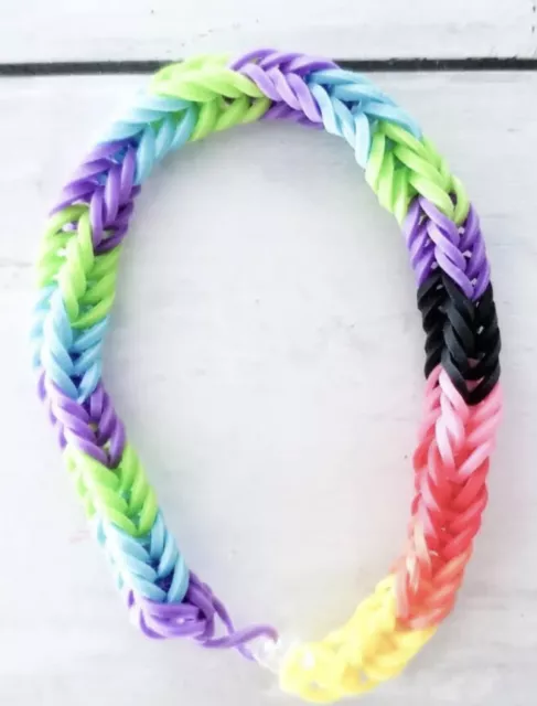 Rainbow Loom Rubber Band Bracelet Making Kit Crafts Kids Hobby 3