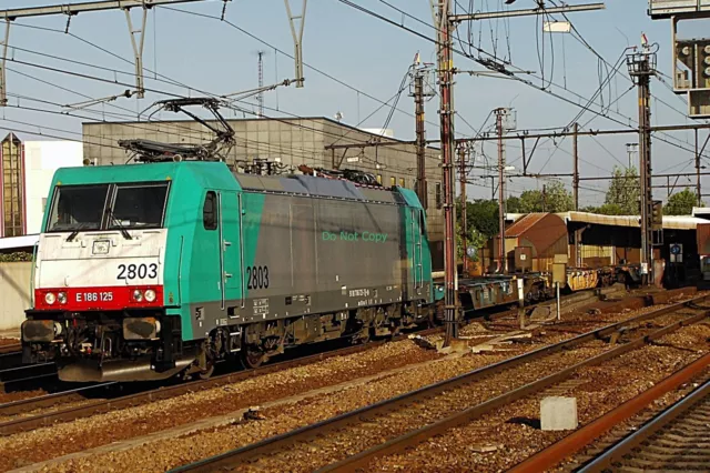 F10 6x4 Glossy Photo SNCB Class 28 2803 @ Antwerpen Berchem