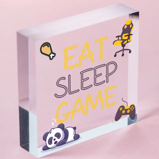 Gioco Regali Eat Sleep Novità Gamer Figlio Camera da Letto Accessories 7