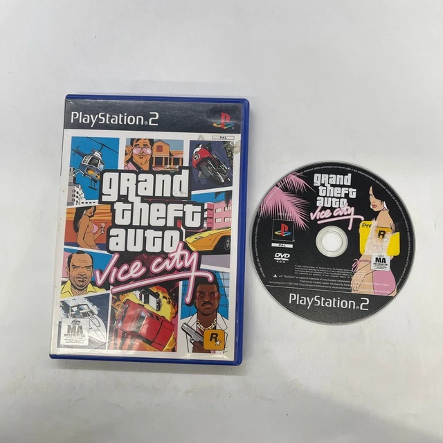 GRAND THEFT AUTO Vice City GTA PS2 Playstation 2 Game PAL 06n3 14.95 PicClick AU