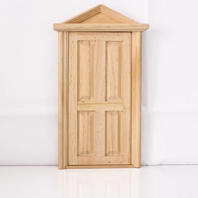 1/12 Scale Wooden  Steepled Exterior  Dollhouse Miniature Decor